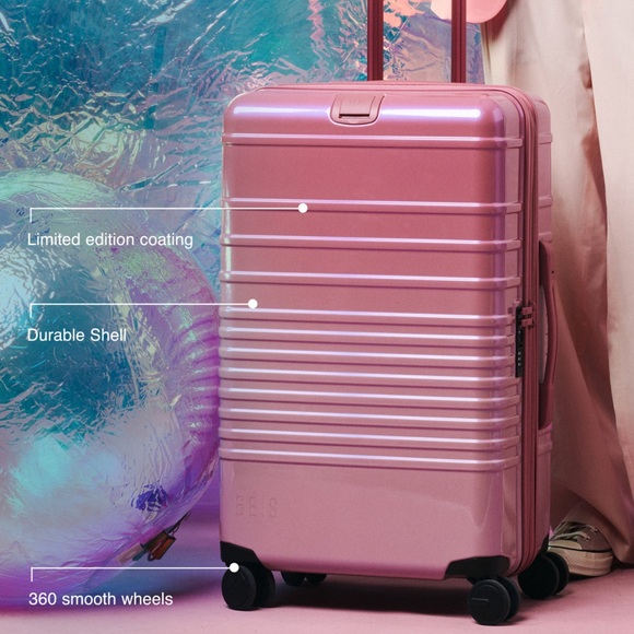 Beis Wicked Pink Carry On Roller - Picture 10 of 10